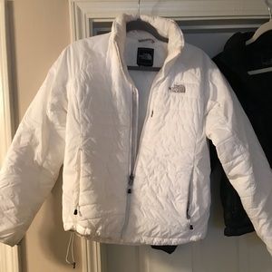 White North Face Puffer